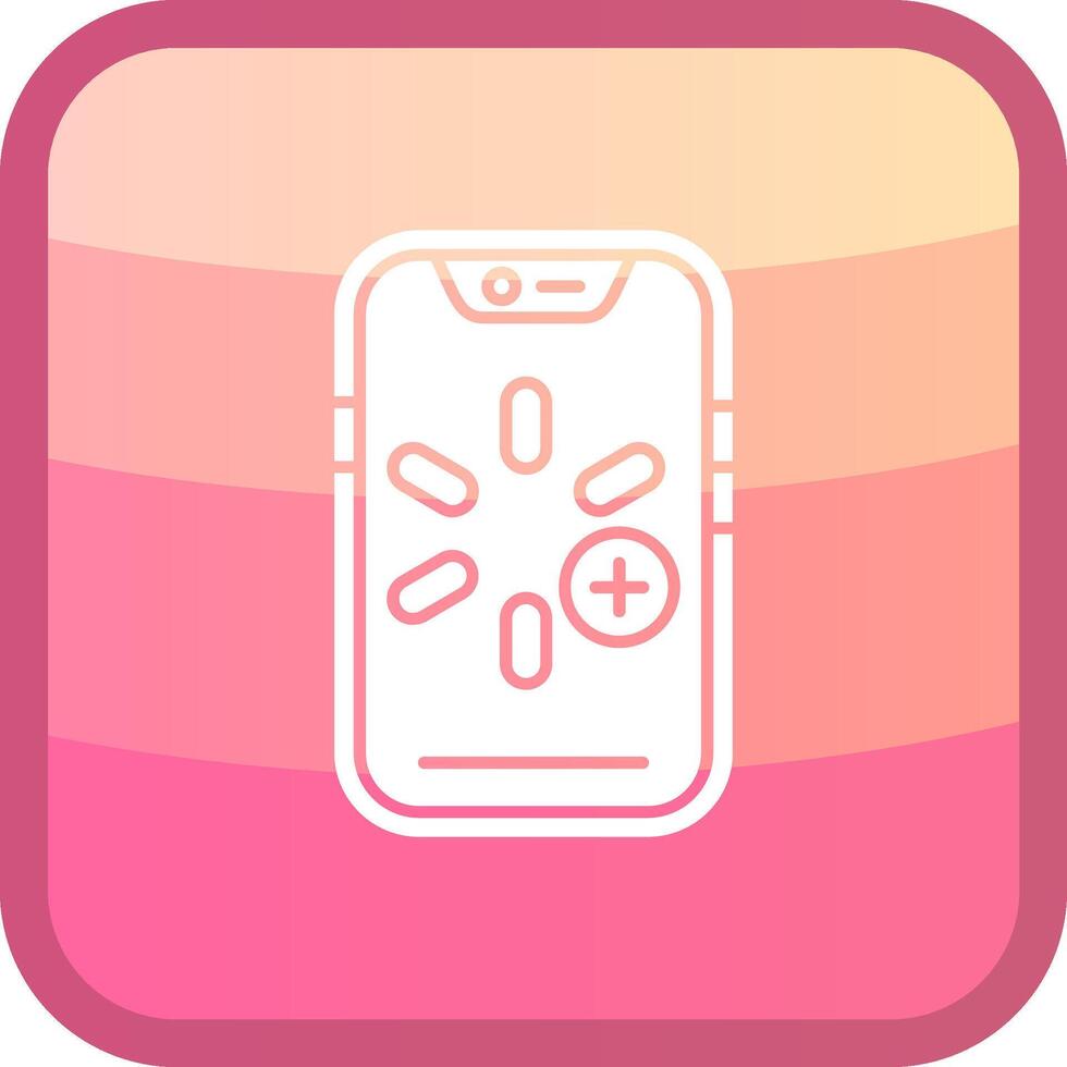 More Glyph Squre Colored Icon vector
