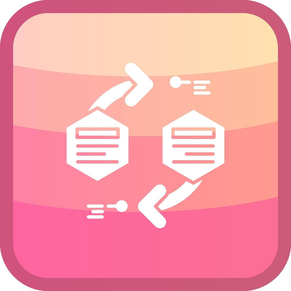 Infographic elements Glyph Squre Colored Icon vector