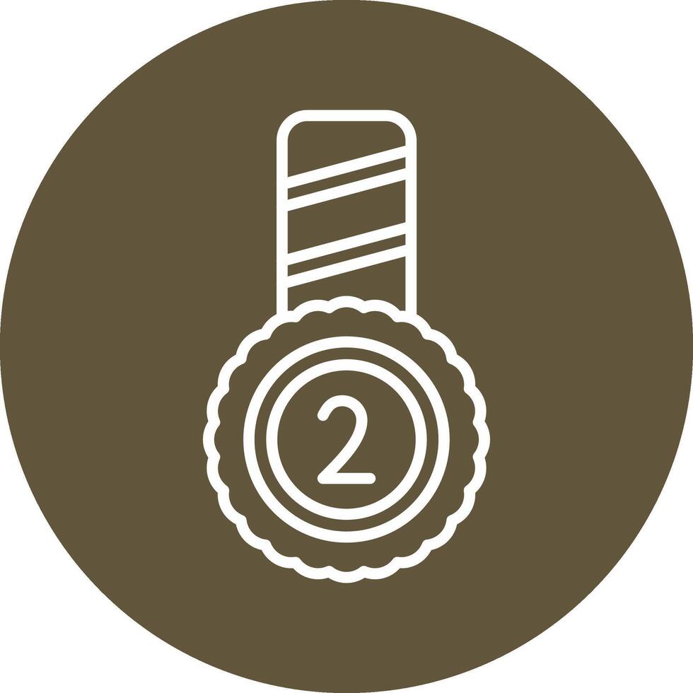 Second Place Vector Icon