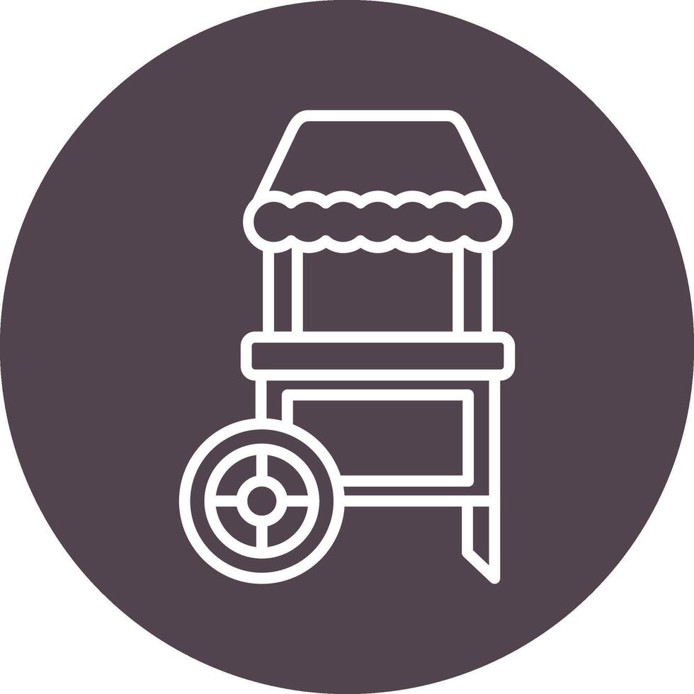 Food Stand Vector Icon