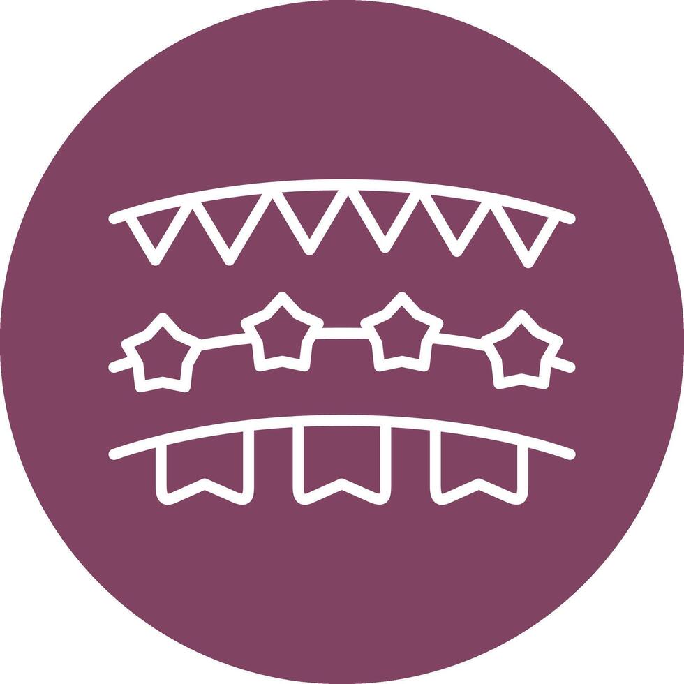 Bunting Vector Icon