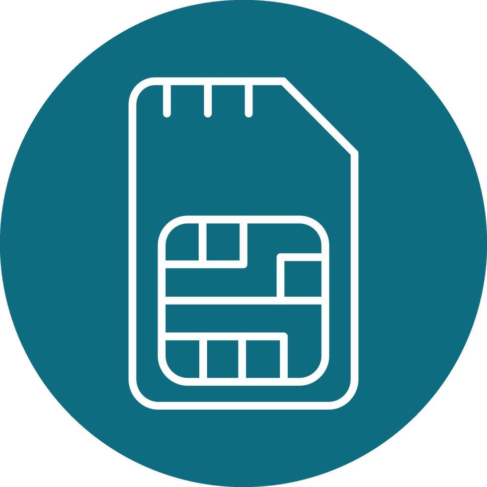 Sim Card Vector Icon