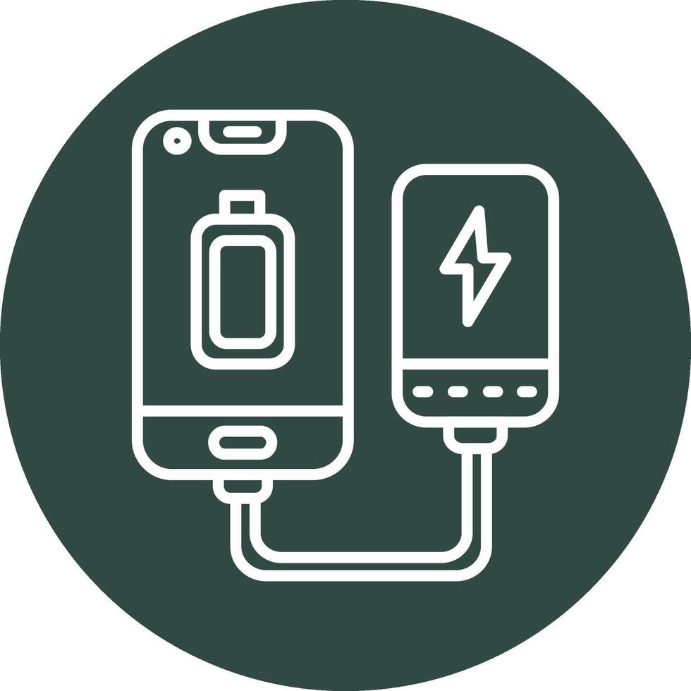Portable Battery Vector Icon