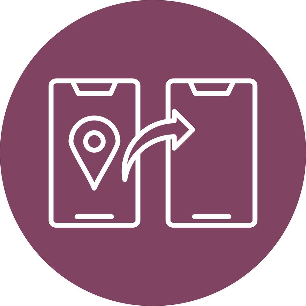 Share Location Vector Icon