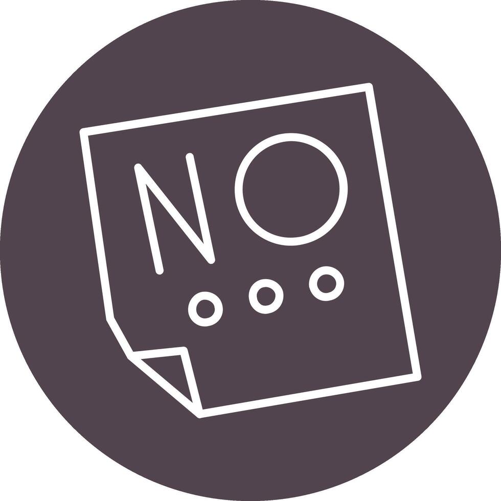 Say No Vector Icon