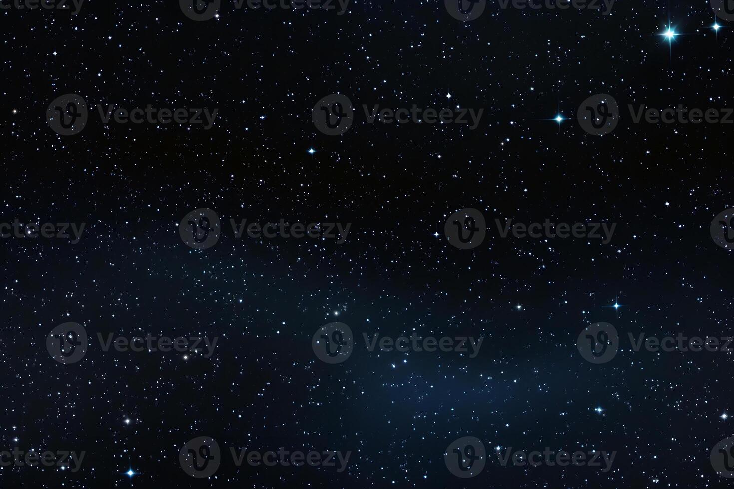 AI generated seamless texture and full-frame background of starry night sky, neural network generated image photo