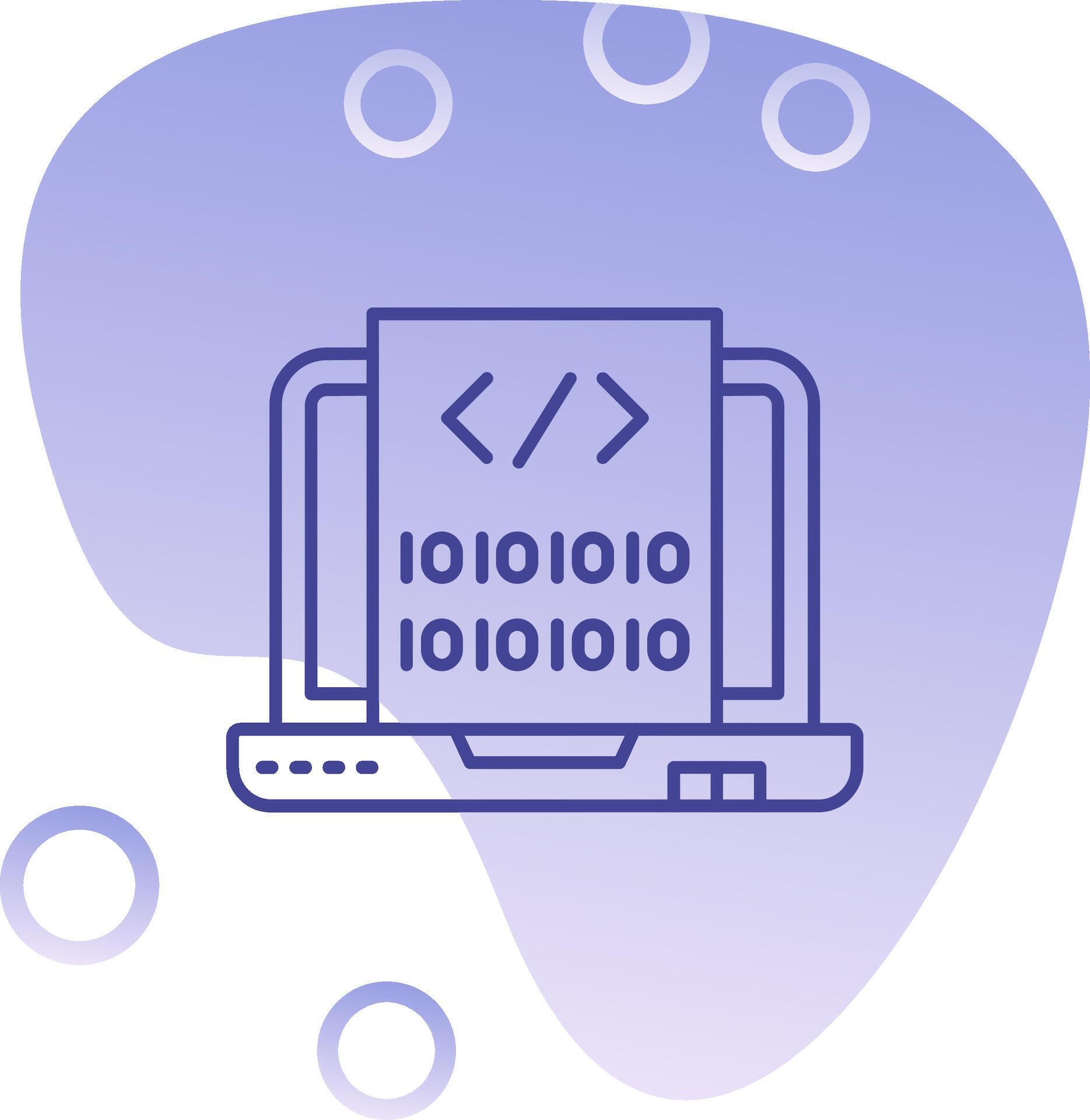 Code Gradient Bubble Icon 37434734 Vector Art at Vecteezy