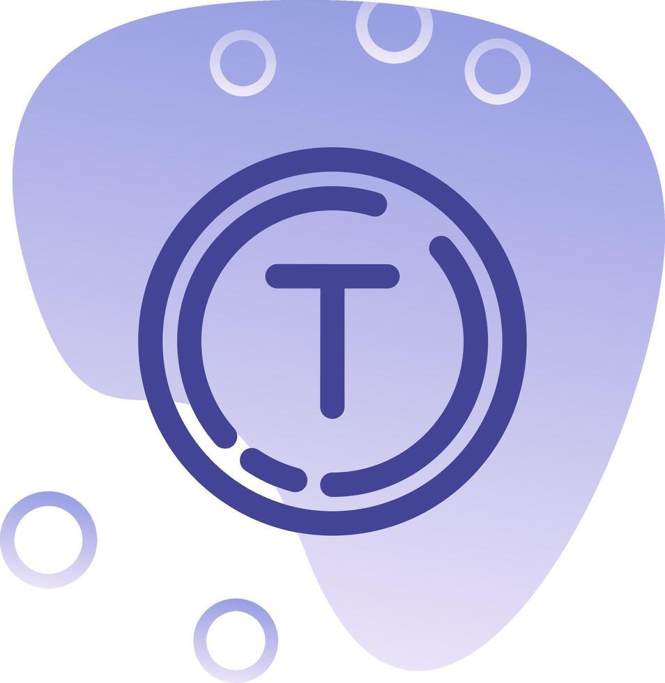 Add text Gradient Bubble Icon vector