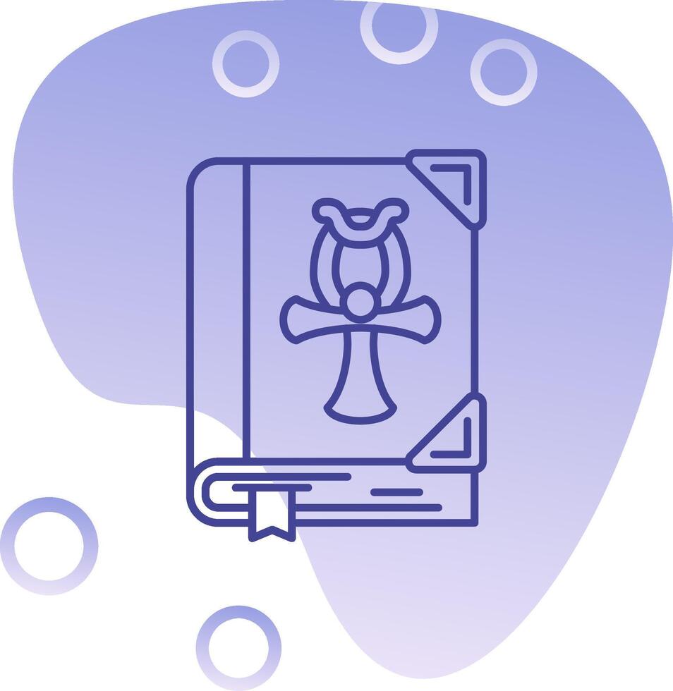 History Gradient Bubble Icon vector