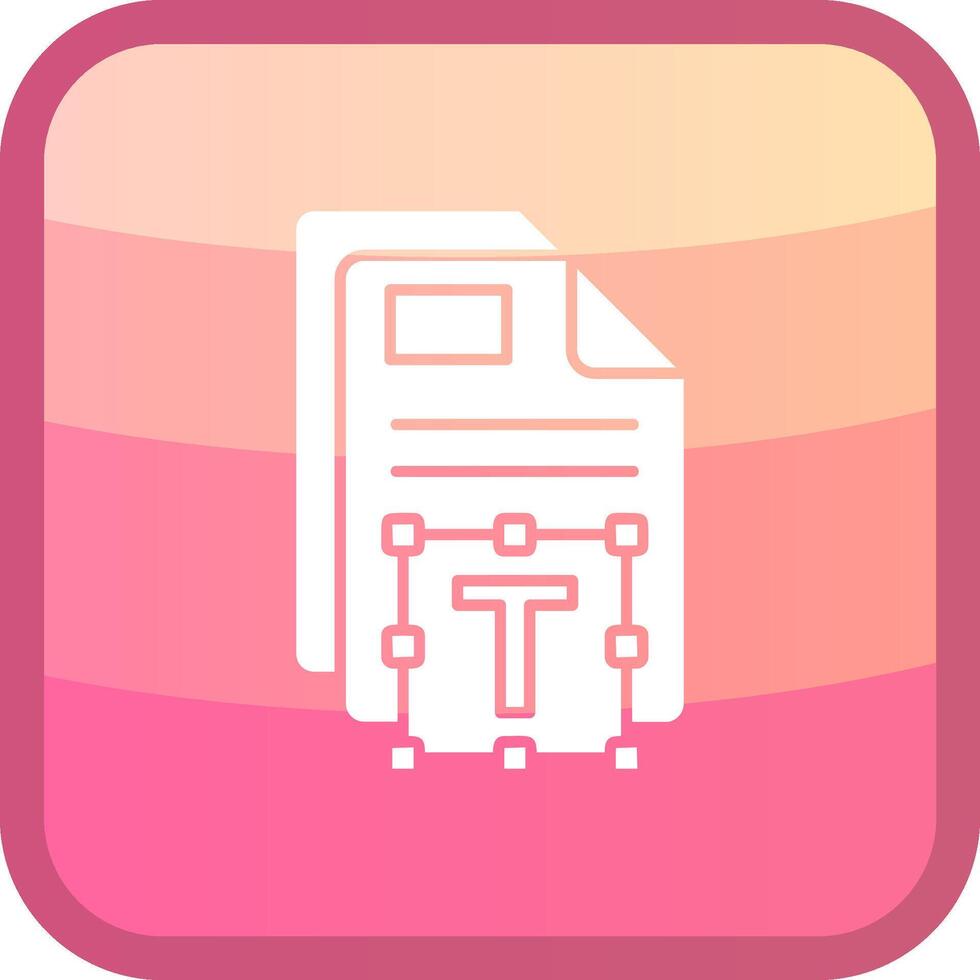 Text Gradient Bubble Icon vector