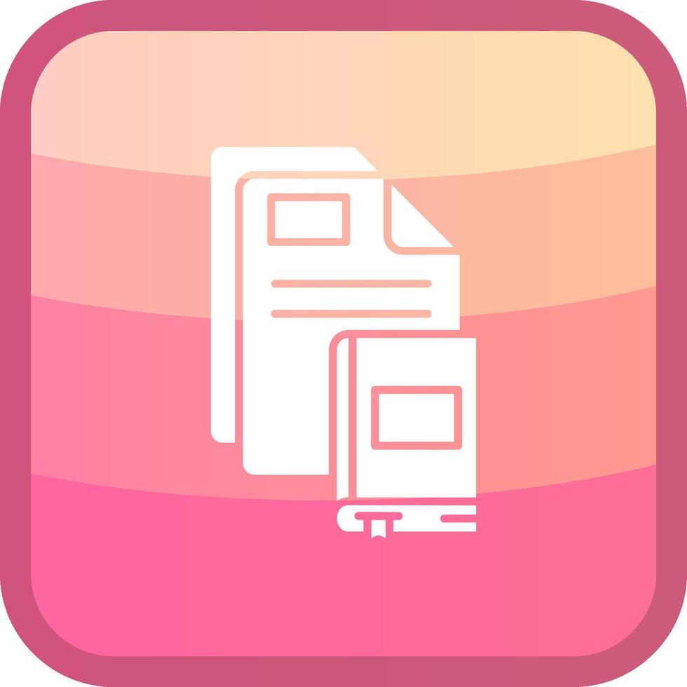 Ebook Gradient Bubble Icon vector