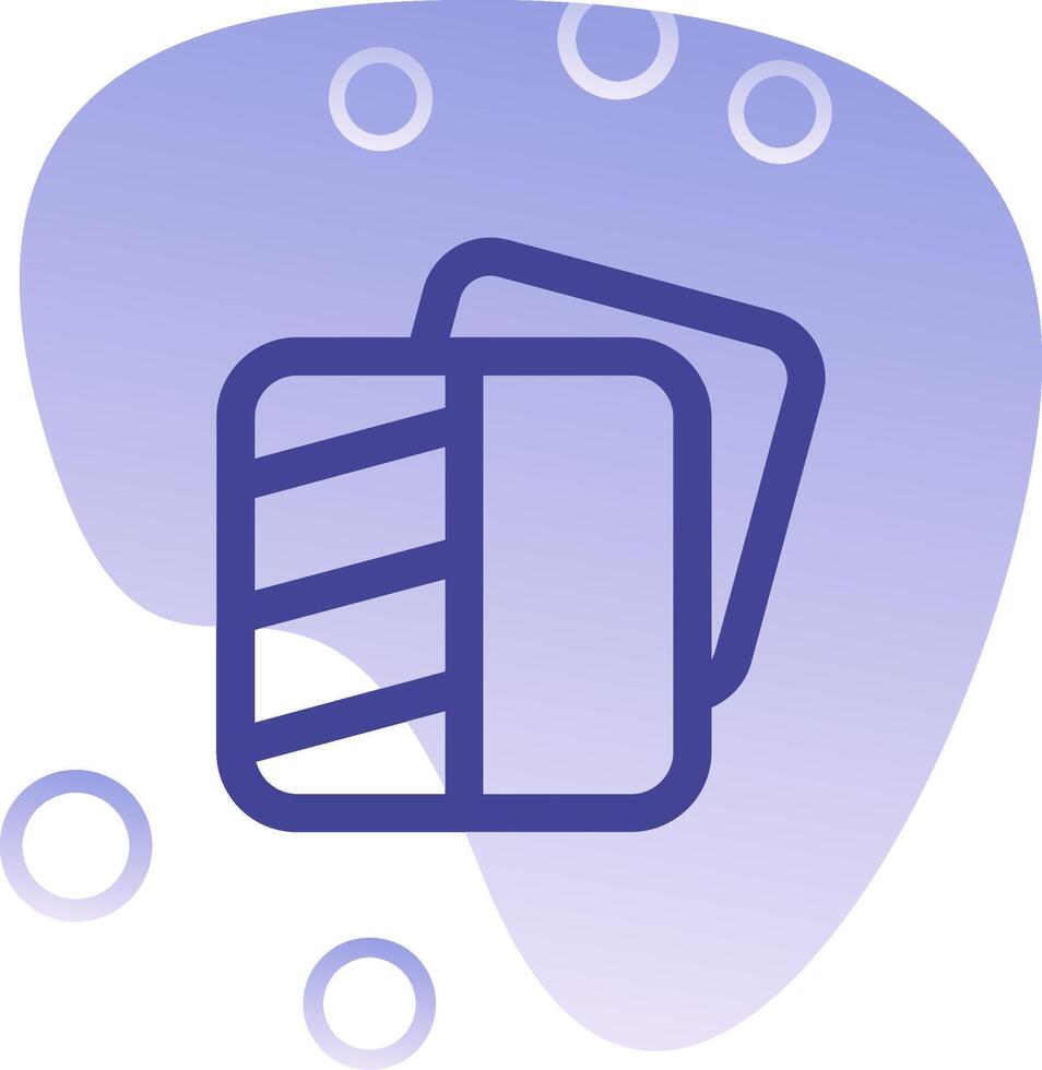Transparent Gradient Bubble Icon vector