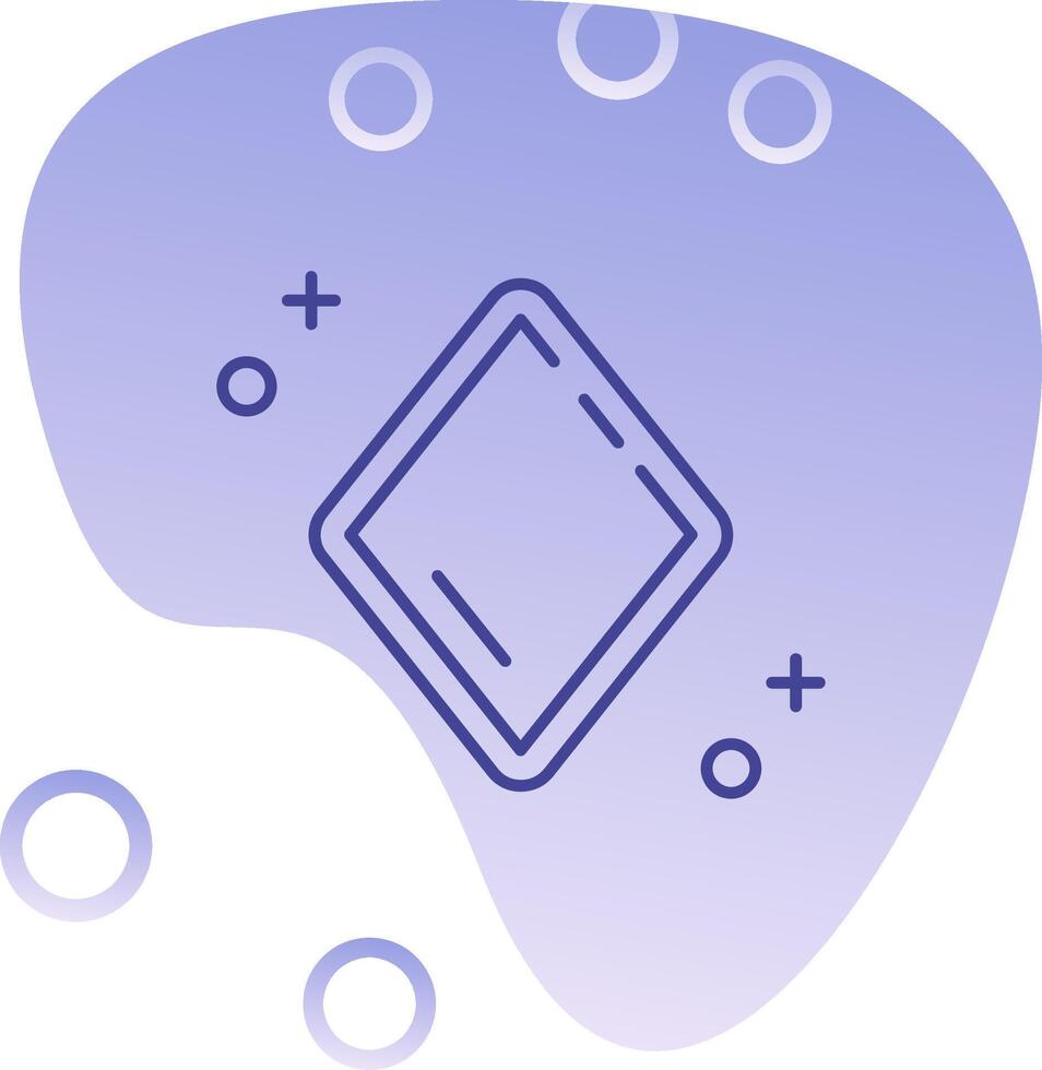 Diamonds Gradient Bubble Icon vector