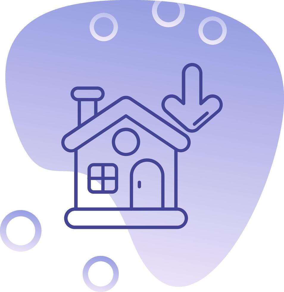 Property Gradient Bubble Icon vector