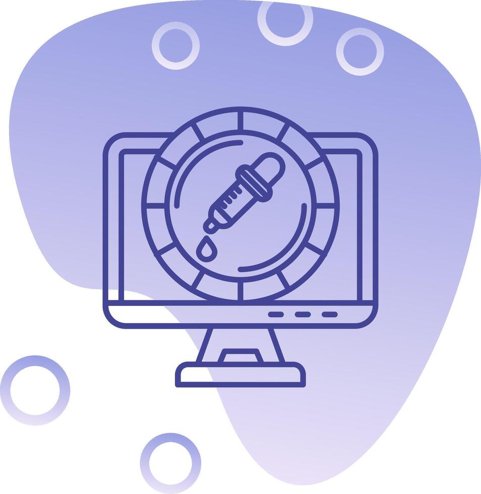 Color Gradient Bubble Icon vector