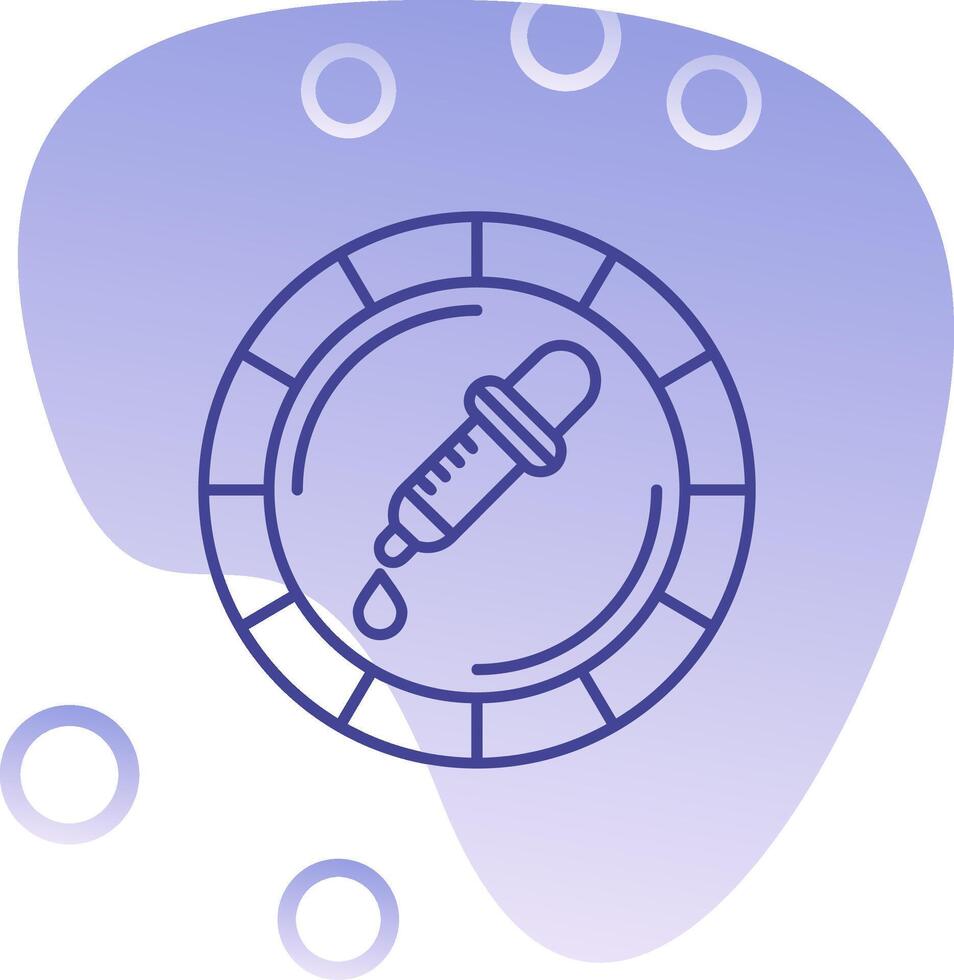 Color picker Gradient Bubble Icon vector