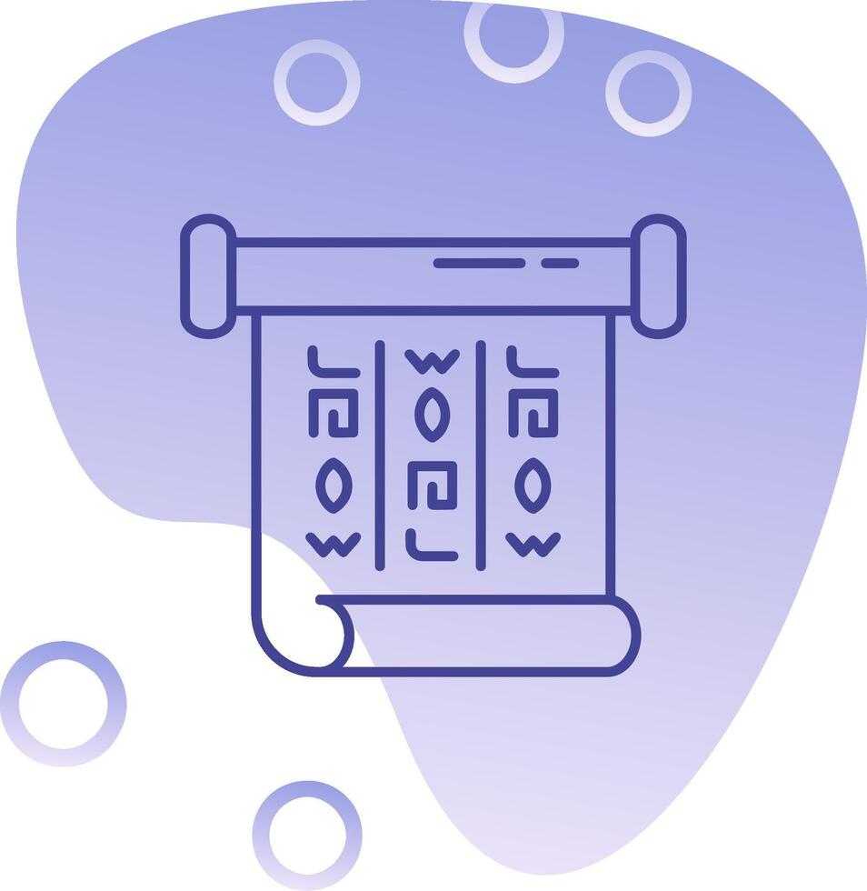 words Gradient Bubble Icon vector