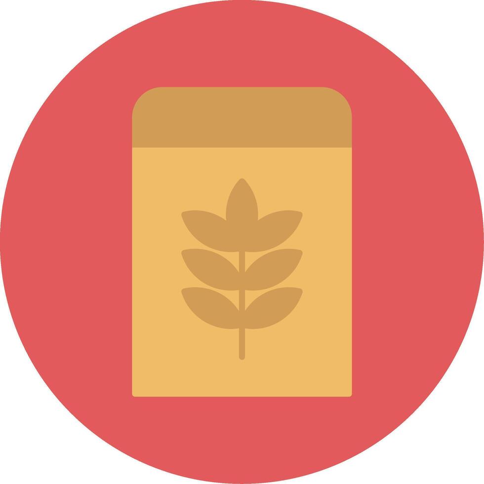Flour Flat Circle Icon vector