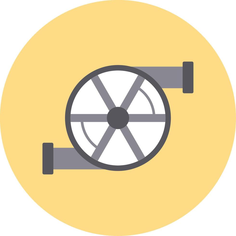 Turbo Flat Circle Icon vector