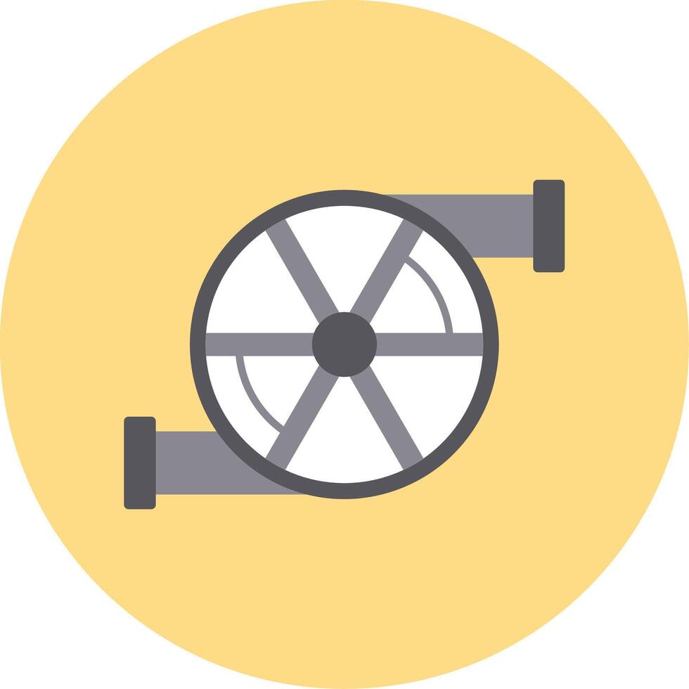 Turbo Flat Circle Icon vector