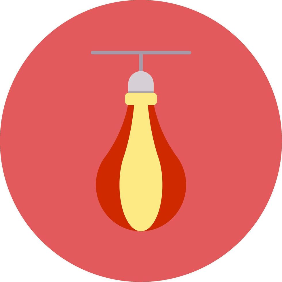 Speed Bag Flat Circle Icon vector