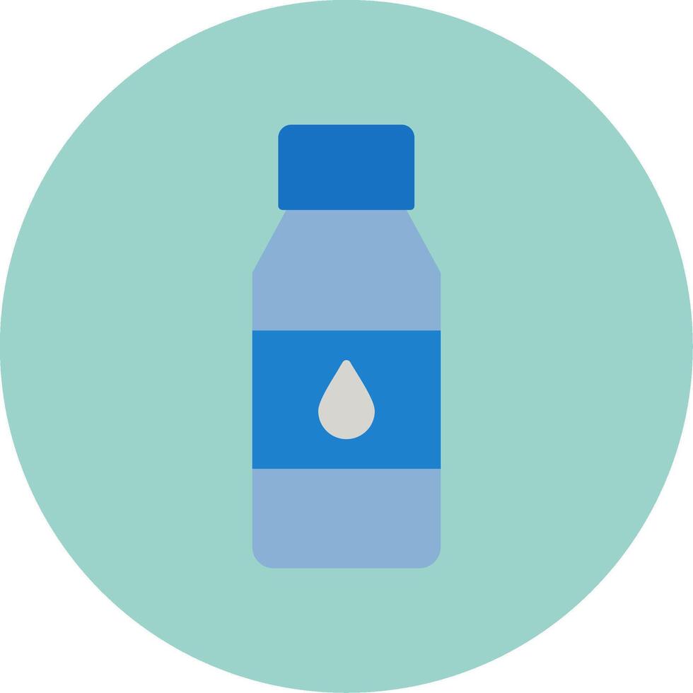 Bottle Flat Circle Icon vector