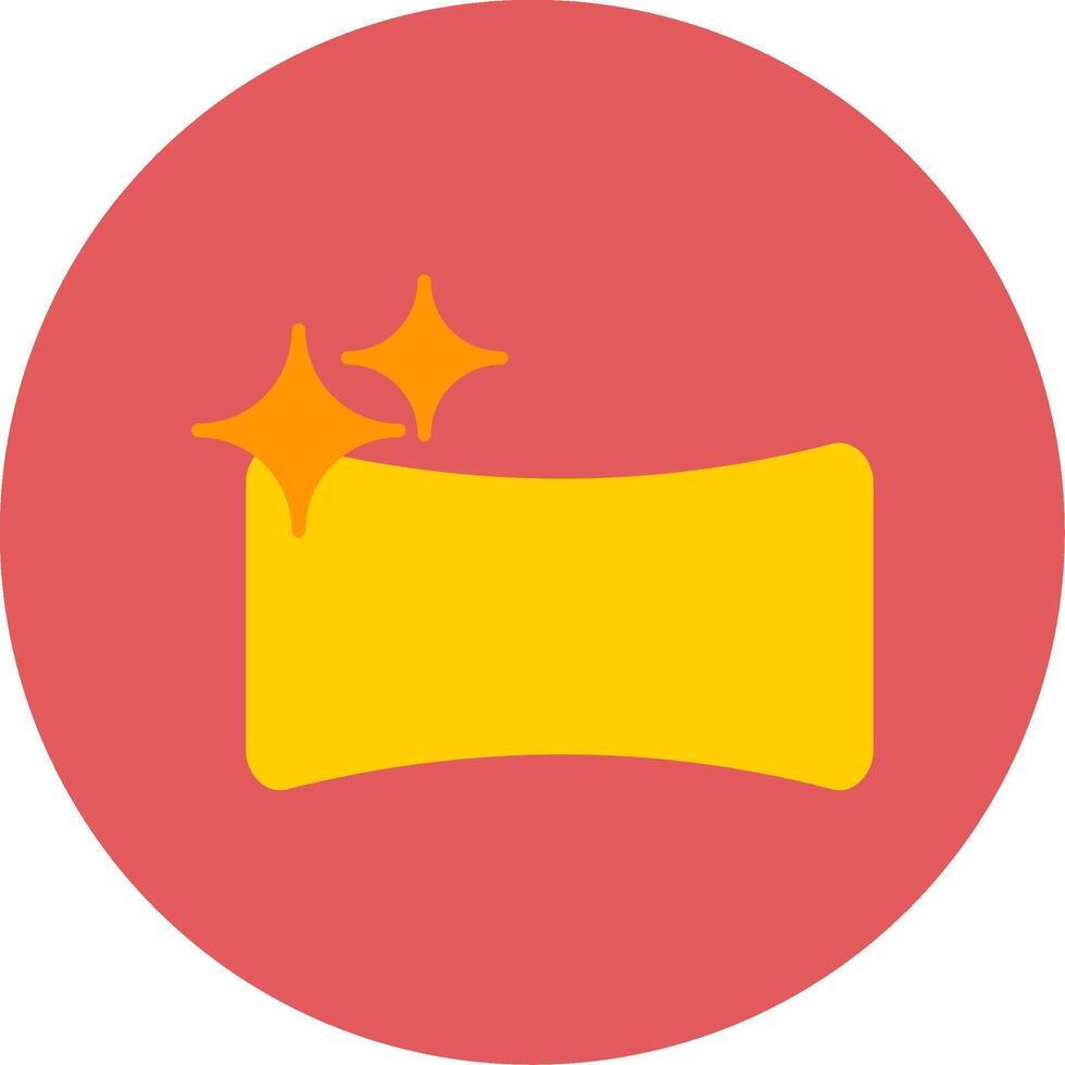 Soap Flat Circle Icon vector