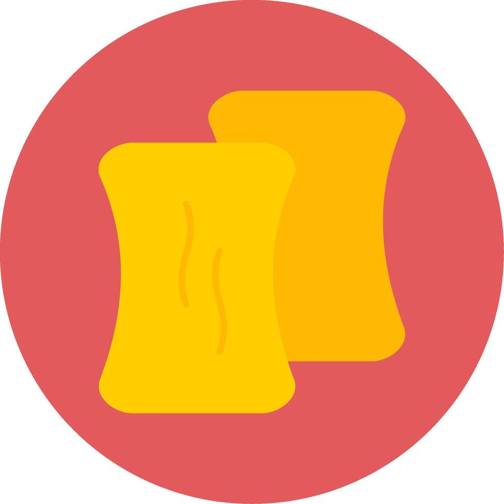Sponge Flat Circle Icon vector