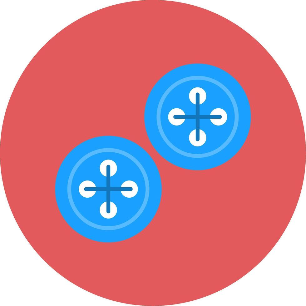 botones plano circulo icono vector