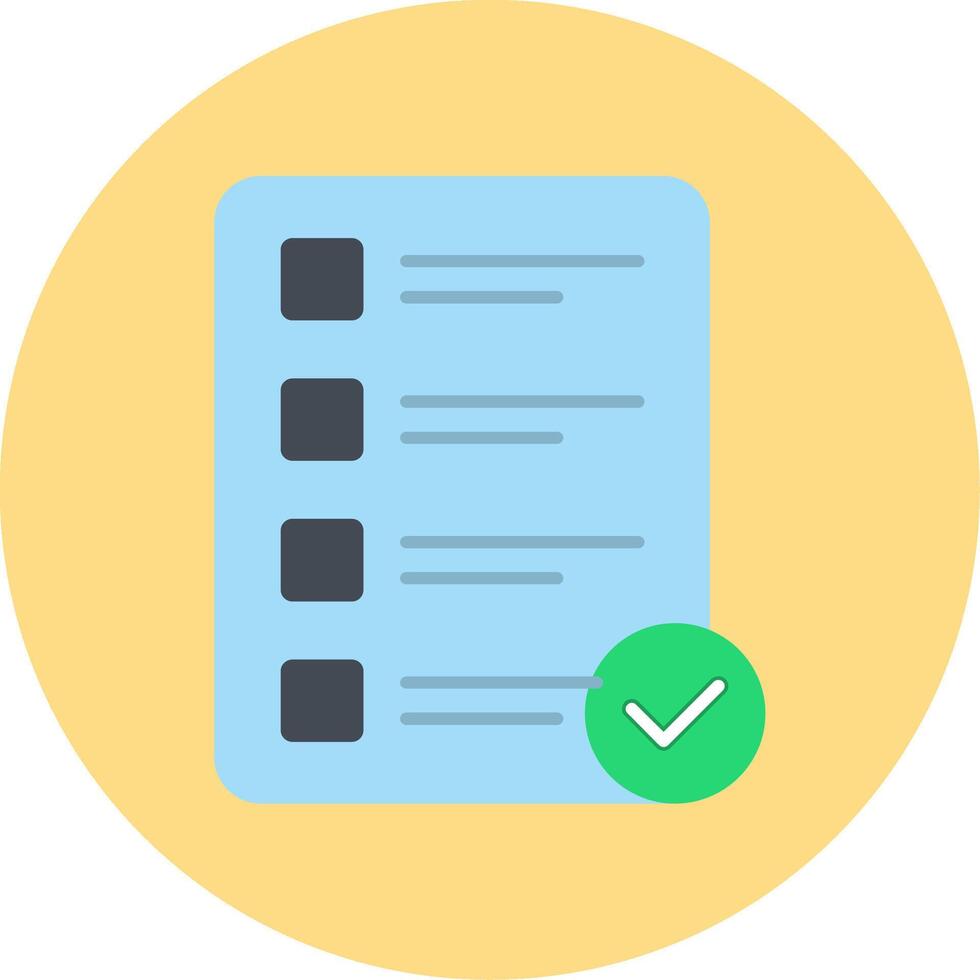Priority Flat Circle Icon vector