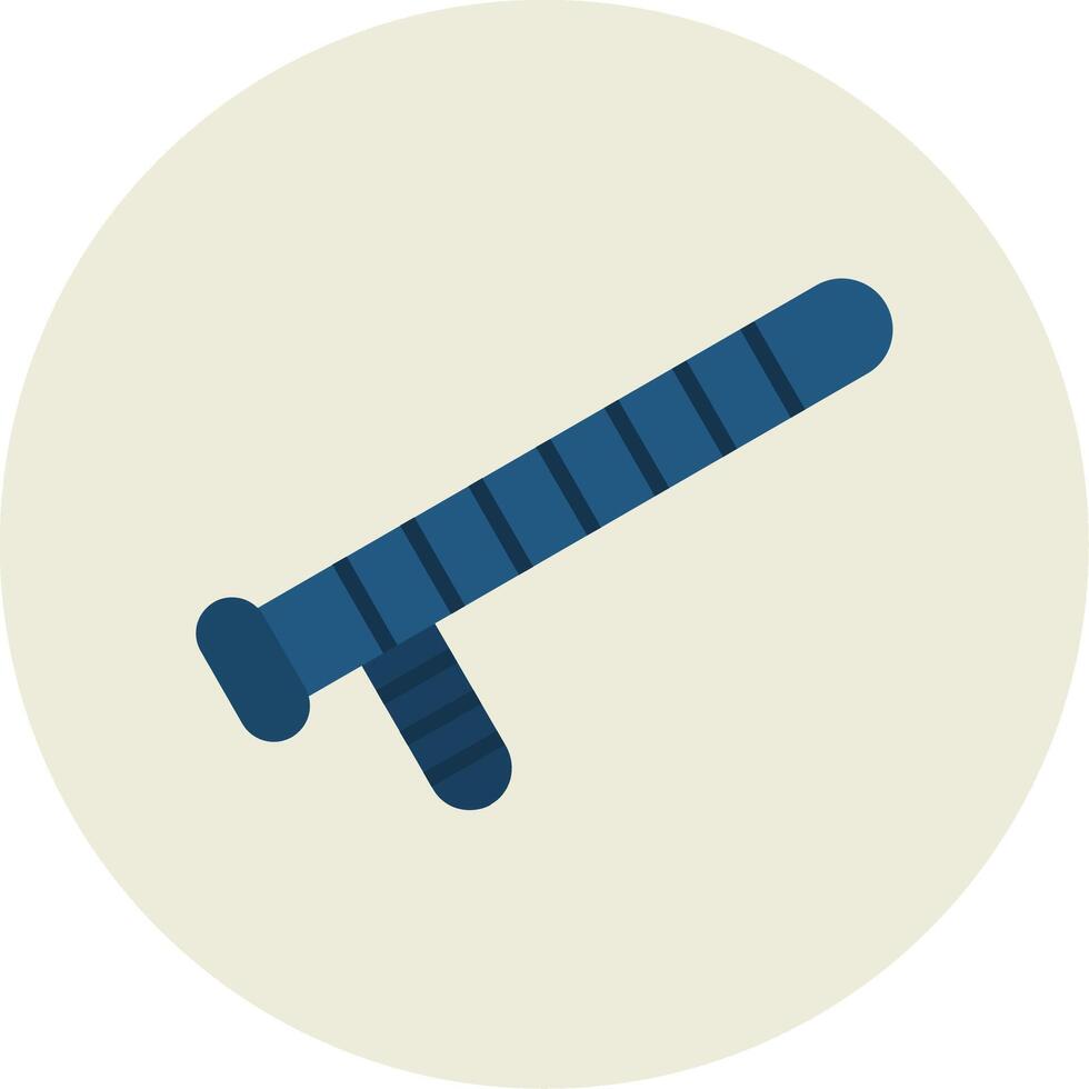 Baton Flat Circle Icon vector