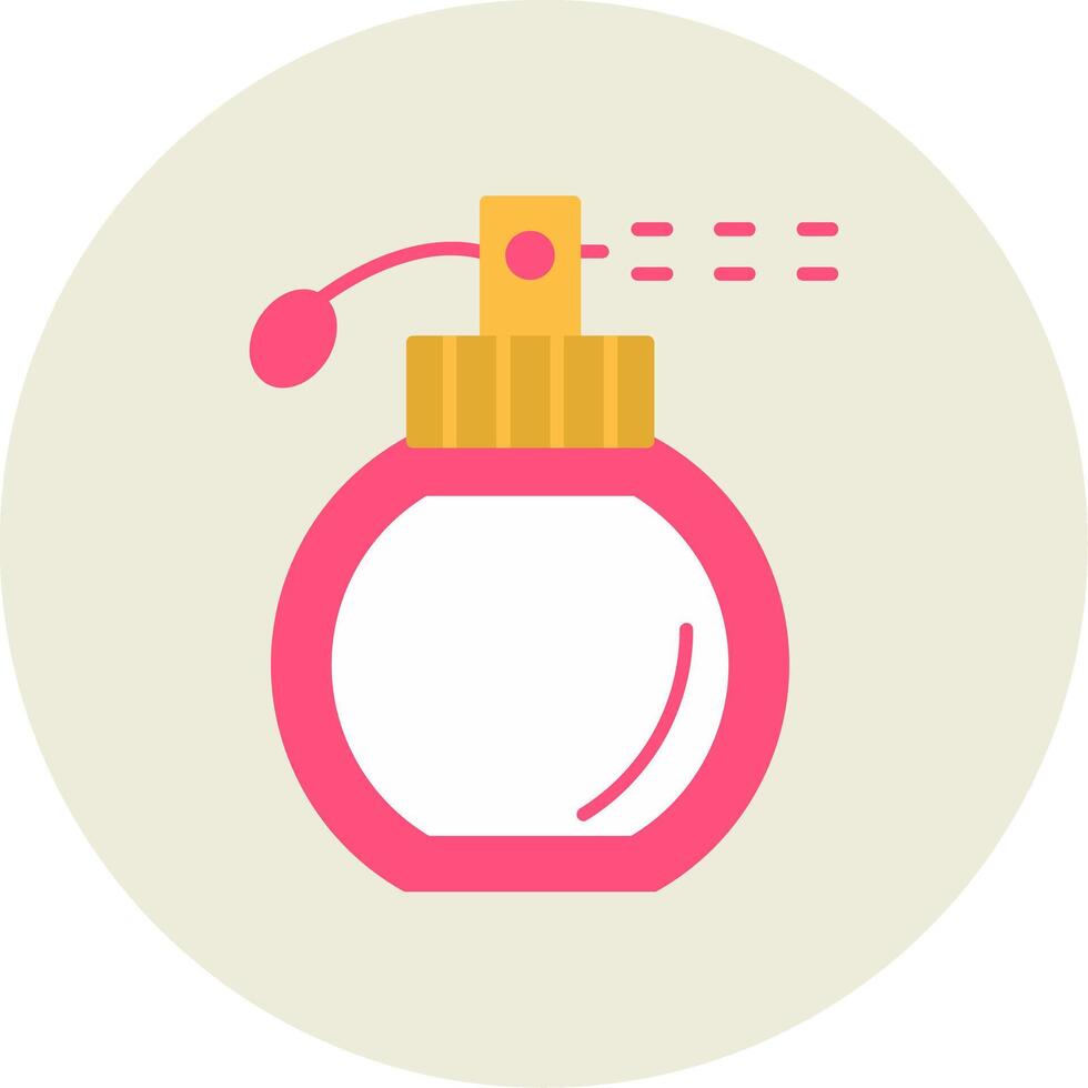 Fragrance Flat Circle Icon vector