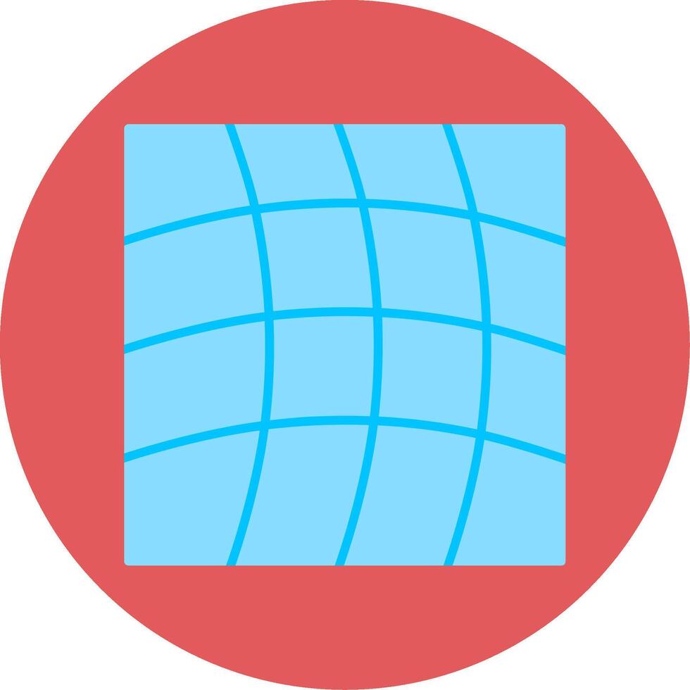 Warp Flat Circle Icon vector