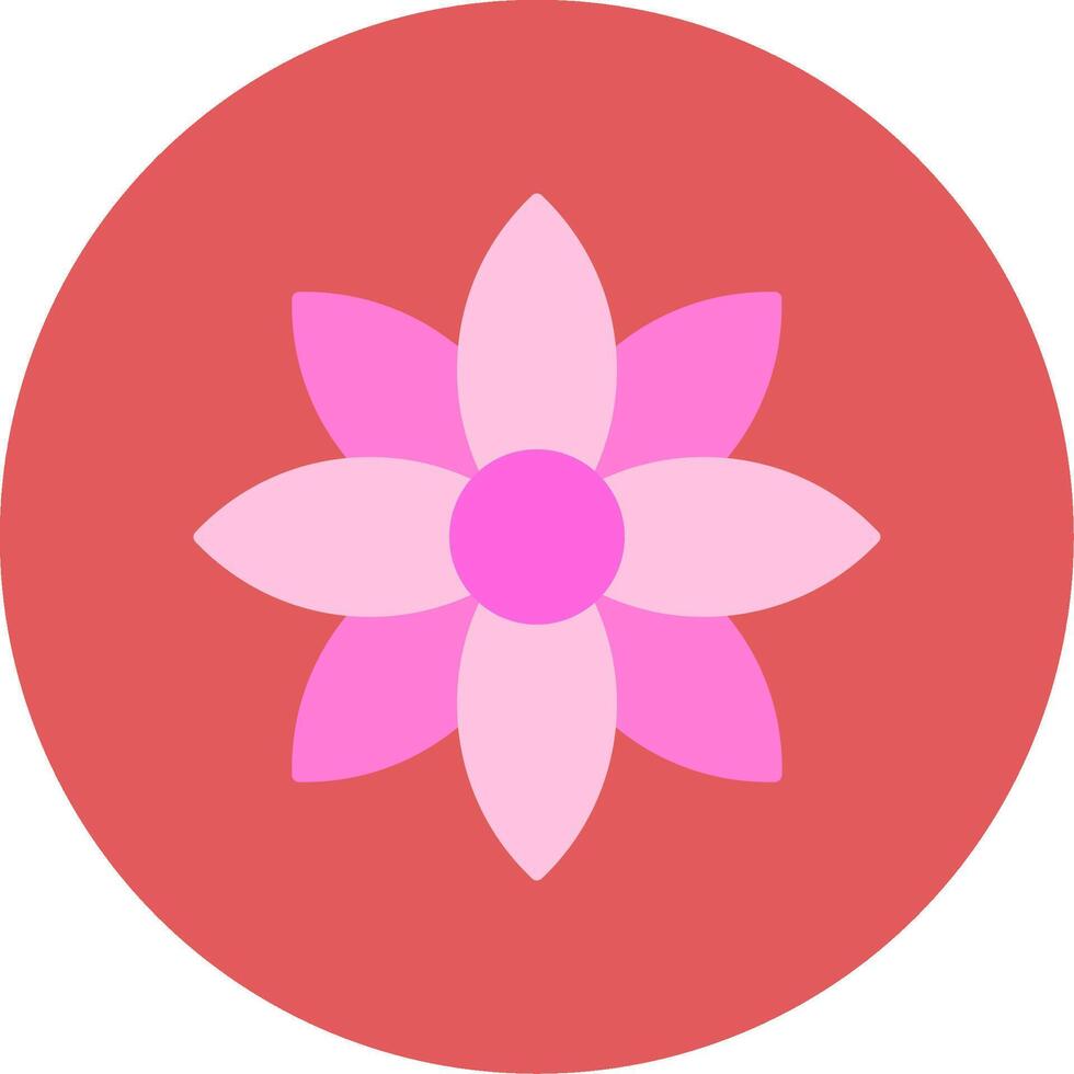 Dandelion Flat Circle Icon vector