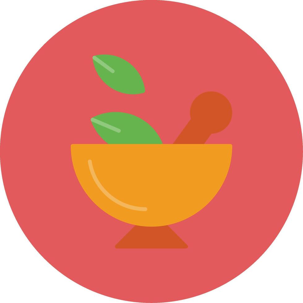 Grind Flat Circle Icon vector