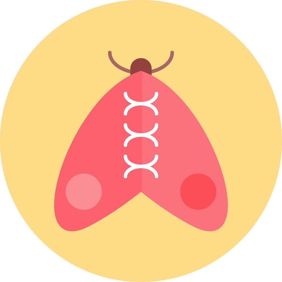 Insect Flat Circle Icon vector