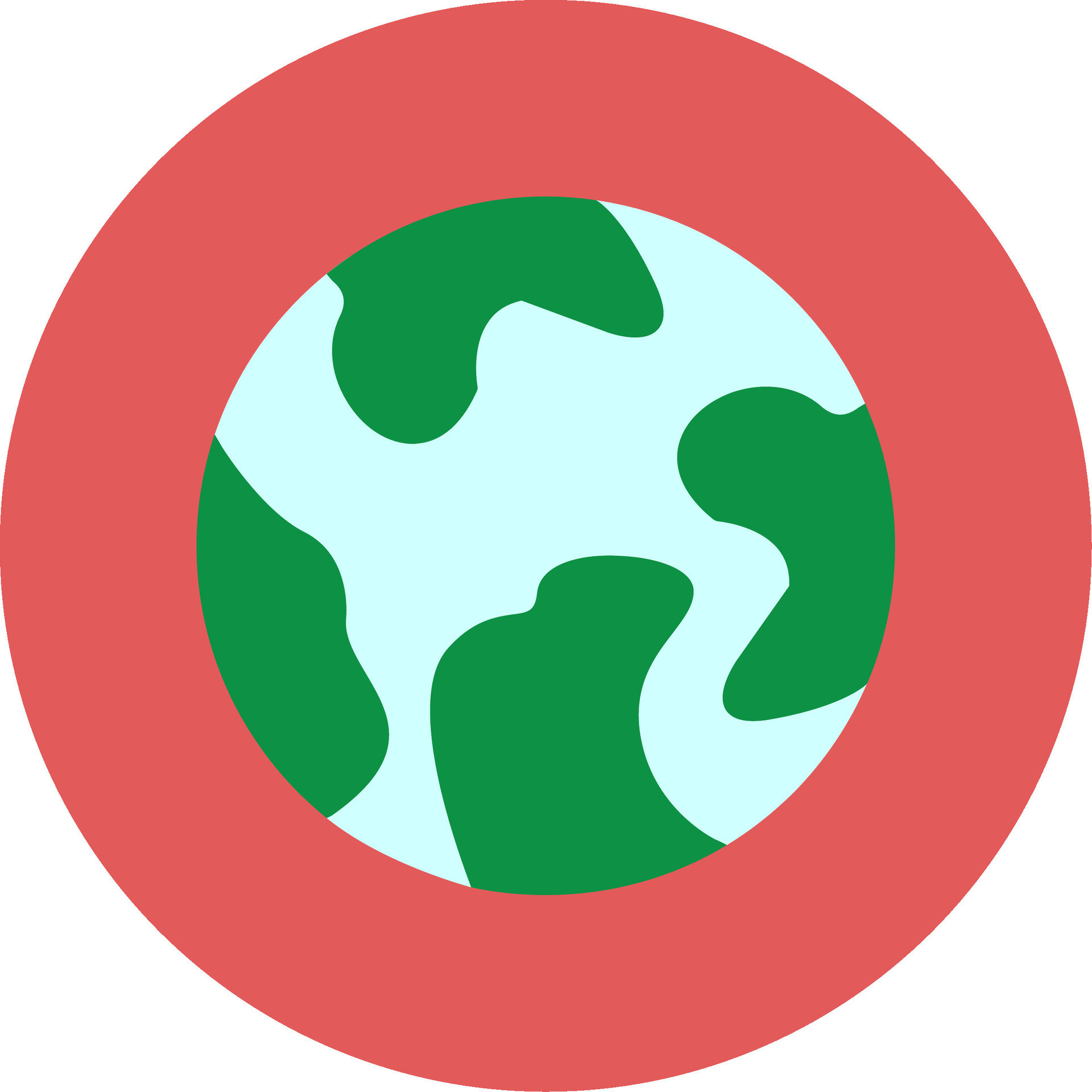 Earth Flat Circle Icon 37441408 Vector Art at Vecteezy