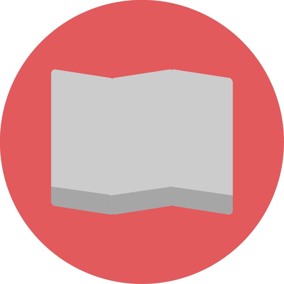 Folding Screen Flat Circle Icon vector