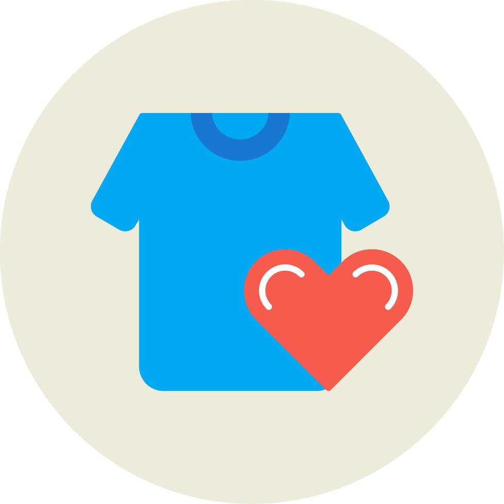 Favorite Flat Circle Icon vector