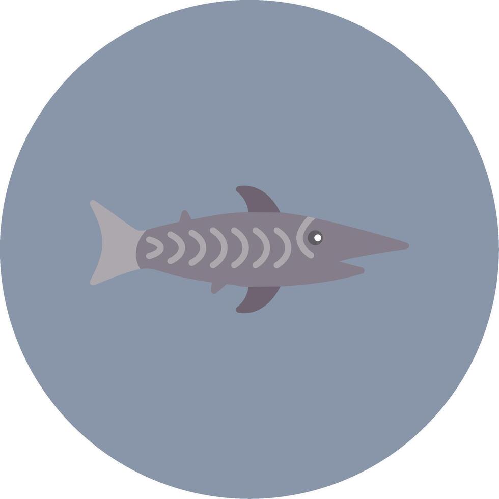 tiburón plano circulo icono vector