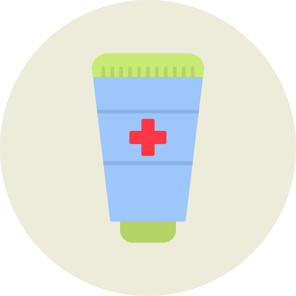 Hand Sanitizer Flat Circle Icon vector