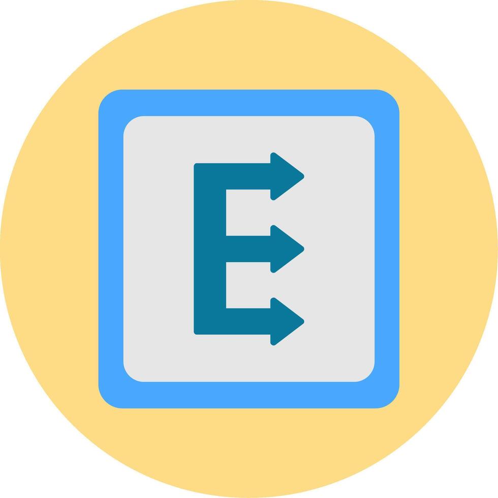Three Arrows Flat Circle Icon vector