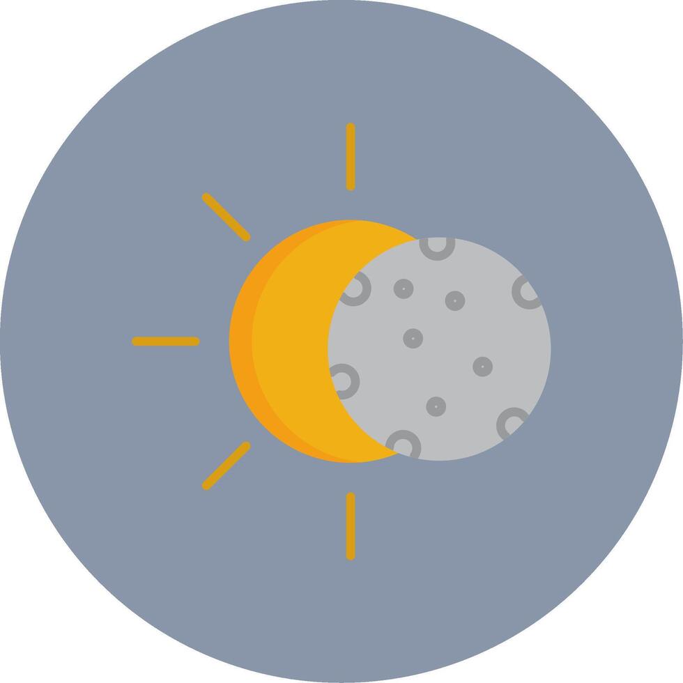 solar plano circulo icono vector