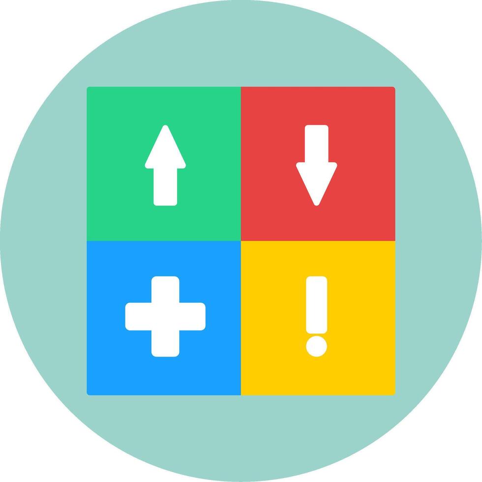 Flat Circle Icon vector