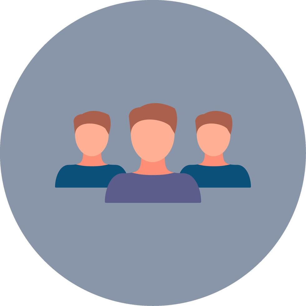 Flat Circle Icon vector