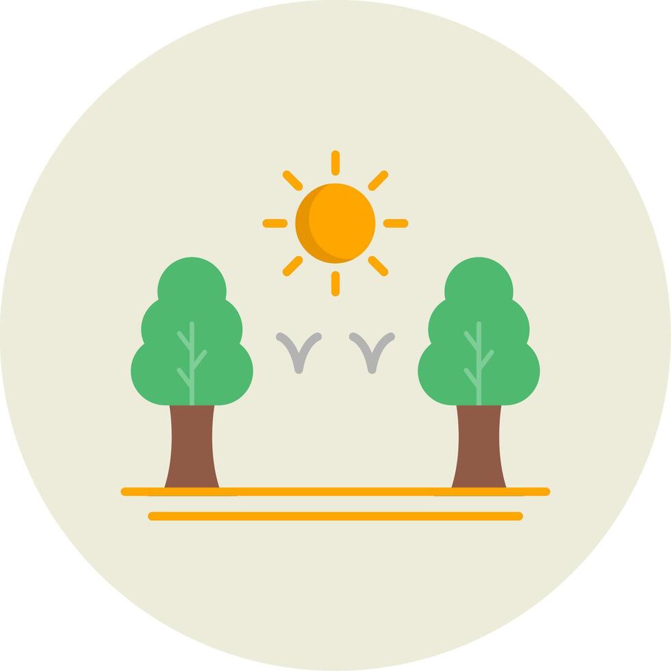 Flat Circle Icon vector