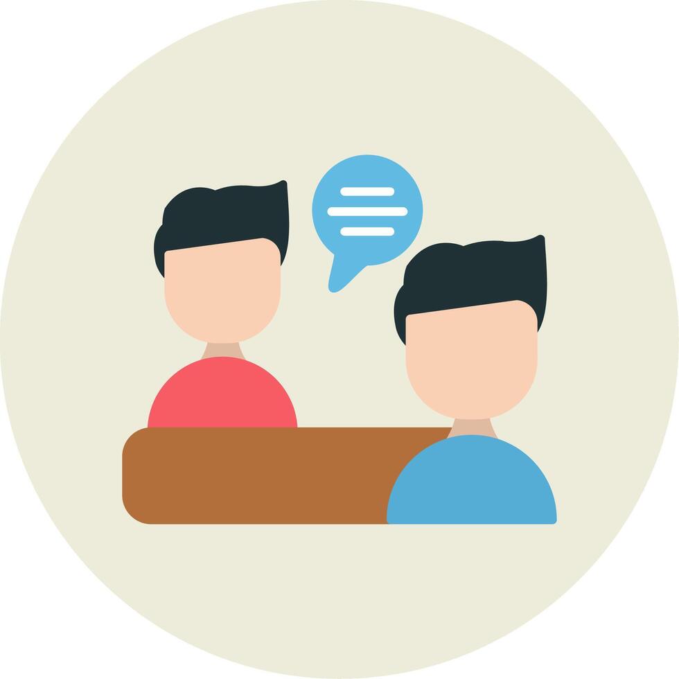 Flat Circle Icon vector