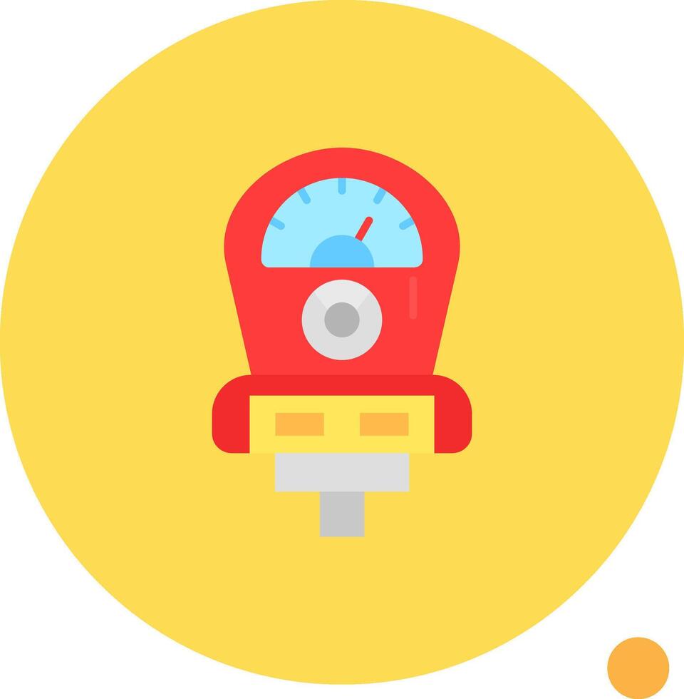 Meter Long Circle Icon vector