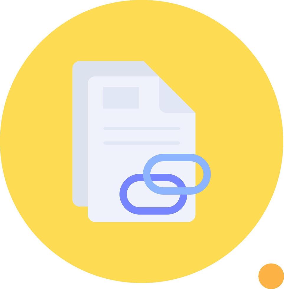 Link Long Circle Icon vector