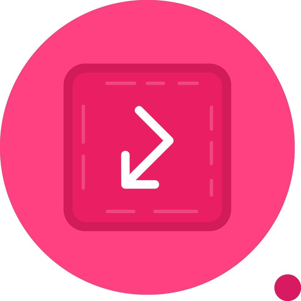 Bounce Long Circle Icon vector